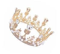 FRCOLOR 1 Pc per fascia di compleanno per ragazze compleanno delle ragazze corone tiara copricapo della delle ragazze copricapo di compleanno per lega Golden