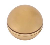FRCOLOR 1 Pc Scatola Di Crema a Sfera Piccolo Barattolo Di Plastica Per Il Trucco Bottiglia Cosmetica Contenitore Rotondo Di Piccolo Barattolo Rotondo Viaggiare Metallo Pallone D'oro