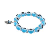 FRCOLOR 1 Pezzo Bracciale Retro Evil Eye braccialetto da donna alla moda braccialetti malocchio party evil eye bracelet braccialetto di hamsa braccialetto amuleto resina Blue
