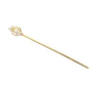 FRCOLOR 1 Pezzo Crown Scepter Fairy Stick giocattoli accessorio del costume reale bacchette rosa scettri da festa delle fate cosplay della perforare D'oro
