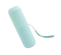FRCOLOR 1 pezzo di cartone portaspazzolino dentifricio organizer da viaggio per dentifricio, contenitore per spazzolino da denti, per viaggio, Blu, 19.60X6.00X6.00CM, Cartella portadocumenti