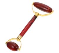 FRCOLOR 1 raschietto in agata portatile, massaggiatore portatile, massaggiatore per il viso, massaggiatore per il viso, per il viso, strumento per il raschietto, rotella di scorrimento