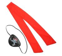 FRCOLOR 1 Set Accessori Da Pirata Per Donna Kit Costume Cosplay Pirata Accessori Cosplay Pirata Benda Sull'occhio Del Teschio Pirata Maschere Per Gli Occhi Dei Pirati Tessuto