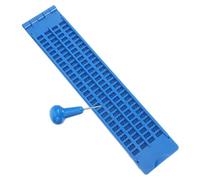 FRCOLOR 1 Set Braille Tablet Plastica Braille Scrivania Persiane Schienale Ardesia Braille Set Braille Scrittura Tastiera Braille Fornitura Plastica