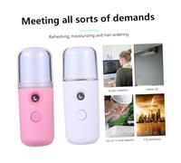 FRCOLOR 1 Set Contatore Dell'acqua Spray Di Bellezza Raffreddamento Metro Mini Umidificatore Idratante Freddo Nebbia Bottiglia Spruzzo A Mano Aria Diffusore Atomizzatore 2 Pezzi
