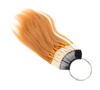 FRCOLOR 1 Set Di Anelli Di Prova Naturali, Campioni Di Colore Per Umani, Campioni Di Test Di Colore Per Veri Per La Colorazione in Salone E La Formazione