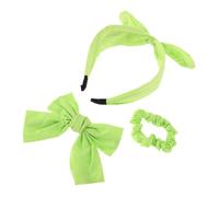 FRCOLOR 1 Set Di Ragazze Accessori Per Set Brow Brow Cravatta Verde Scrollavana Per La Cura Della Pelle Fascia Da Testa Per Per Per