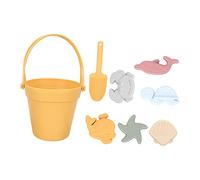 FRCOLOR 1 set Giocattoli da Spiaggia per Secchiello e Accessori Silicone Giocattoli Estivi per per Giocare Spiaggia e Sviluppare La Creatività Dei