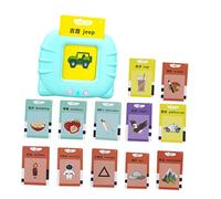 FRCOLOR 1 set Giocattoli Educativi Elettronici per Macchina per Apprendimento con Schede Flash Blu Giochi Didattici per Educazione Precoce e Sviluppo delle Competenze Linguistiche