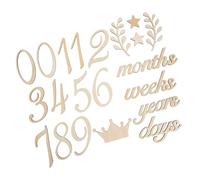 FRCOLOR 1 set per Annuncio e Milestone per Decorazioni per Shower Registrazione Mensile Dei Progressi Materiale e Regali Utili per