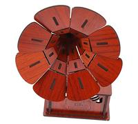 FRCOLOR 1 set Puzzle Gramophone Legno Educativo per Regali Compleanno e Natale Facile da Assemblare