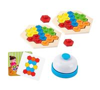 FRCOLOR 1 set Puzzle per Educativo per Interazione Genitore Sviluppo Della Coordinazione e Creatività Attività Sensoriale Montessori