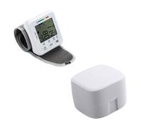 FRCOLOR 1 Set Sfigmomanometro da polso a lunga durata, sfigmomanometro da polso, per la casa, misurazione della pressione sanguigna, monitor digitale per uso domestico, colore bianco