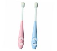 FRCOLOR 1 Set Spazzolini Per Setole Morbide E Delicate Spazzolino Per Denti Latte Design Carino Per Anni 2 Pezzi