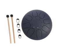 FRCOLOR 1 set Steel Tongue Drum Toni Strumento Percussivo per Rilassamento e Creatività Ottimo per Adulti e Principianti Colore Blu