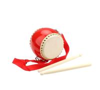FRCOLOR 1 set Strumenti Musicali per Rosso con Bacchette Educativo per Percussioni per Iniziare e Sviluppare Abilità Musicali