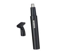 FRCOLOR 1 Set Taglia Del Naso Rimozione Di Basette 2 in 1 Personal Pen Trimmer Detailer Tagliacapelli Nasale Depilatore Elettrico Per Il Viso Barba Metallo Rumore Basso Uomo Alluminio