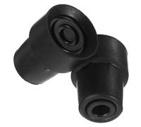 FRCOLOR 1 Set Tappetino Catenacci Etichetta Coulisse Stivaletti Punte Universali in Metallo Duro Parà Fermaporta Tappi Pinze Infissi Adesivi Black Gomma Da Cancellare 2 Pz