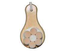 FRCOLOR 1 spazzola per il viso, istruzioni per la pulizia del viso, in silicone, spazzola per il massaggio del viso, in legno, manuale di istruzioni (lingua italiana non garantita)