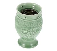 FRCOLOR 1 tazza per moxibustione, massaggiatore per moxibustione, cintura per moxibustione, può essere supporto per tool per la del corpo, cono moxak, porcellana blu e bianca, ceramica doppio