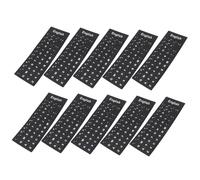 FRCOLOR 10 fogli Adesivi Tastiera Inglese Adesivi Lettere Resistenti all'Acqua per Computer Portatile e Desktop Facili da Applicare e Rimuovere per Sostituzione e Aggiornamento Pulsanti