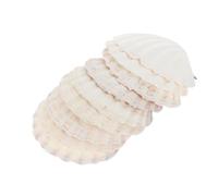FRCOLOR 10 Gusci Naturali Capesante Piatto Decorativo per Cucina e DIY Scallop Shell Display Dishes per Decorazioni e Foto Prop