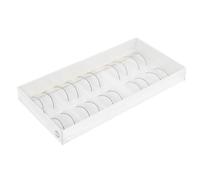 FRCOLOR 10 Paia di Strisce per Ciglia da Allenamento per Estensioni, Ciglia Finte Simulate per Pratica su Manichino, Mimica Naturale per Principianti e Saloni Professionali