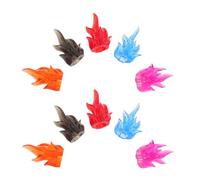 FRCOLOR 10 Pezzi con effetti speciali della fiamma accessori in miniatura di fiamma accessori in miniatura per il figurine fai da te ABS
