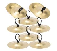 FRCOLOR 10 pezzi Cymbali per Dito Strumento Musicale per Danza Del Ventre Accessorio per Performance e Spettacoli Facile da Impugnare e Resistente