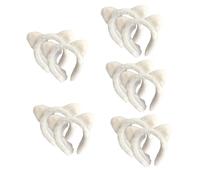 FRCOLOR 10 Pezzi Peluche Fasce Per Orecchie Di Gatto Girandola Clip Per Fasce Per Ragazze Fasce Carine Per Lavare Il Viso Y Mandrino Per Cancello Scale Fasce Per La Testa Delle