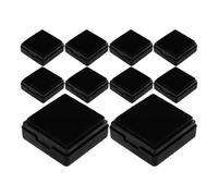 FRCOLOR 10 pezzi Scatola Espositiva per Pietre Preziose Contenitori in Plastica Trasparente con Coperchio Rotondo Interno Imbottito Protettivo per Pietre Preziose Sciolte Organizer