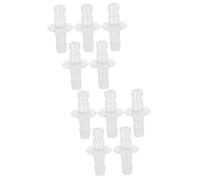 FRCOLOR 10 Pz Connettore di Adattatore Parti Della Manicotto Connettore Per La Cinghia Del Sfigmomanometro Tubo Forniture Bianco