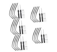 FRCOLOR 10 Set Accessori per occhiali sostituzione degli occhiali strumento per la riparazione degli occhiali astuccio metallo asta montatura per occhiali di ricambio ricambi per occhiali
