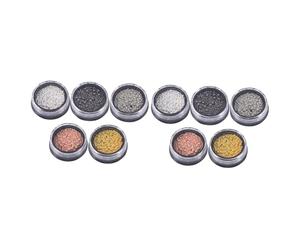 FRCOLOR 10 Set perline per unghie decorazioni unghie accessori telefono accessori per unghie nail art Forniture per nail art strenne forniture per unghie perline di metallo per unghie