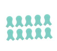 FRCOLOR 10 tappi per ciglia mascara con strumento per ciglia finte, asta di sollevamento delle ciglia a Y con spazzola in silicone, accessorio per ciglia in metallo
