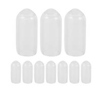 FRCOLOR 100 Pezzi Cappuccio Protettivo per Cerchietto in Pvc Trasparente 5,0x15mm, per Cerchietti e Fermagli, Finitura DIY Sicura, per Beauty e Casa