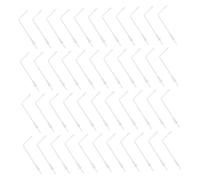 FRCOLOR 100 pezzi Lampioni Esterno Miniatura Doppia Testa per Decorazione Giardino e Modelli Table Ornamento Stradale Piccolo e Realistico per Paesaggi DIY