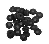 FRCOLOR 100 pezzi Spugnette di Ricambio per Auricolari Morbide Cuscinetti Tondi Protezione Auricolari Cuffie Resistente al Deterioramento Prolunga Durata