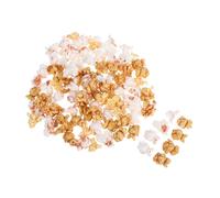 FRCOLOR 100 Popcorn Artificiale Miniatura Decorazione Creativa per Casa e Accessori Adesivi Pop Corn Colorati per Feste e Diy