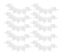 FRCOLOR 100 tappi di ricambio per bottiglie di colla per ciglia Lady Black Extension Colla per ciglia colla per ciglia, colla per ciglia, punta per bocca, dispenser per bottiglie in plastica bianca