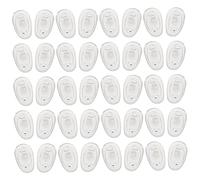 FRCOLOR 100paia Cuscinetti Nasali Antiscivolo Per Occhiali Da Comfort e Stabilità Per Esperienza Visiva Ottimale Adatti Tutti Tipi Di Montature