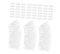 FRCOLOR 100pezzi Cuffie Da Doccia Monouso Copriorecchie in Trasparente Per Tinture Docce Bagni Spa Domestico o Alberghiero