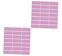 FRCOLOR 100pezzi Eyelash Display Cards Thickened Bottom Cards for Eyelash Cases and Display