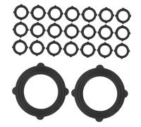 FRCOLOR 100pezzi Rondella per Tubi Flessibili in Gomma Nbr Guarnizioni Idrauliche Circolari Anelli di Tenuta per Tubi da Giardino Rondelle di per Impianti Idraulici Guarnizioni di Bloccagg