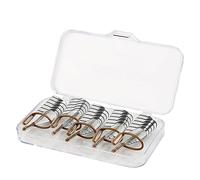 FRCOLOR 10pezzi Punta Per Unghie in Alluminio Punta Per Gel Unghie Riutilizzabile Strumenti Per Nail Art Nail Foil Art Adatto Per Manicure Donna