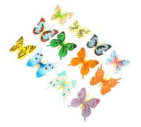 FRCOLOR 12 Farfalle Modellino Realistico in PVC Giocattoli Educativi Cognitivi per Decorazioni e Modelli Didattici Resistenti e