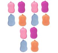 FRCOLOR 12 Pcs Spugna Da Bagno Corpo Doccia Scrubber Regali Spugna Da Bagno Doccia Regali Esfoliante Doccia Spugna Luffa Spugna Da Bagno Pad Scrubber Pianta Strofinare Libero Bambino