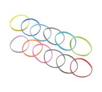 FRCOLOR 12 Pezzi Braccialetti in Silicone Tabelline Colorate per Studenti, Braccialetti Pratici Decorativi per Feste a Tema e Utilizzo Quotidiano