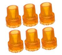 FRCOLOR 12 Pezzi Cuscinetti Antiscivolo Per Stampelle Punta Della Canna Copertura Del Da Passeggio Punte Di Ricambio Della Canna Ghiera Del Da Passeggio Punte Della Canna