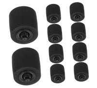FRCOLOR 12 pezzi Rulli Pressione Gomma per Registratore Cassette Parti Ricambio Resistenti Plastica e Gomma Facili da Installare per Lettori Nastro Audio e Video